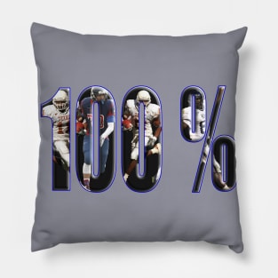 100% Football Pillow