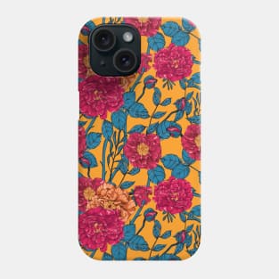 Rose seamless pattern 1 Phone Case