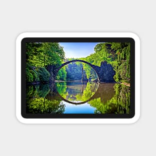 Gablenz Germany Devil's Bridge Rakotzbrucke Artistic Magnet