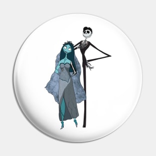 Jack and Sally Halloween Pin