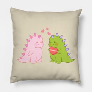 Dino Love Pillow