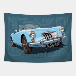 MGA in light blue Tapestry