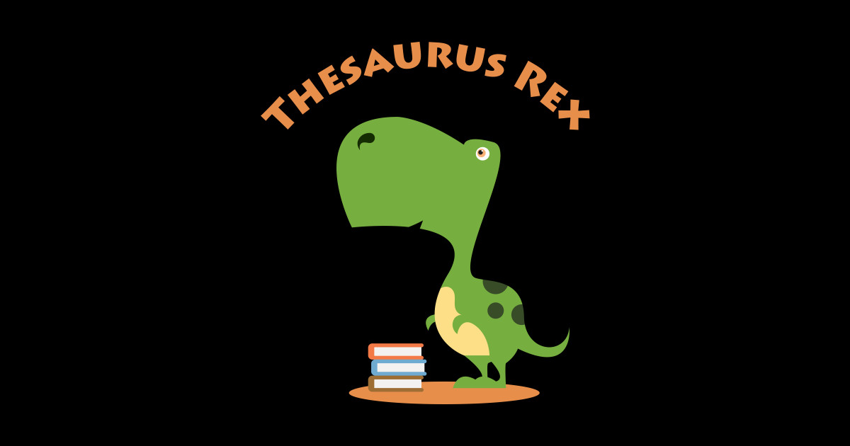 Thesauraus Rex Thesaurus Dinosaur Hoodie TeePublic