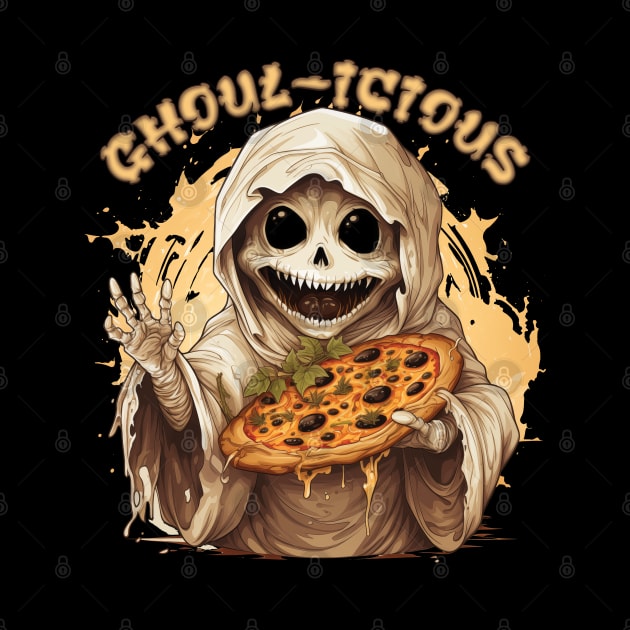 Ghoul Advertising a Pizza by The Little Store Of Magic