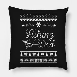 Merry Christmas FISHING DAD Pillow