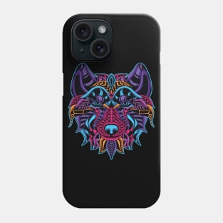 Neon Wolf Phone Case