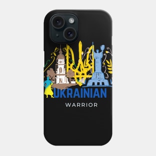 Ukrainian Cossack Warrior and Famous Icons Phone Case