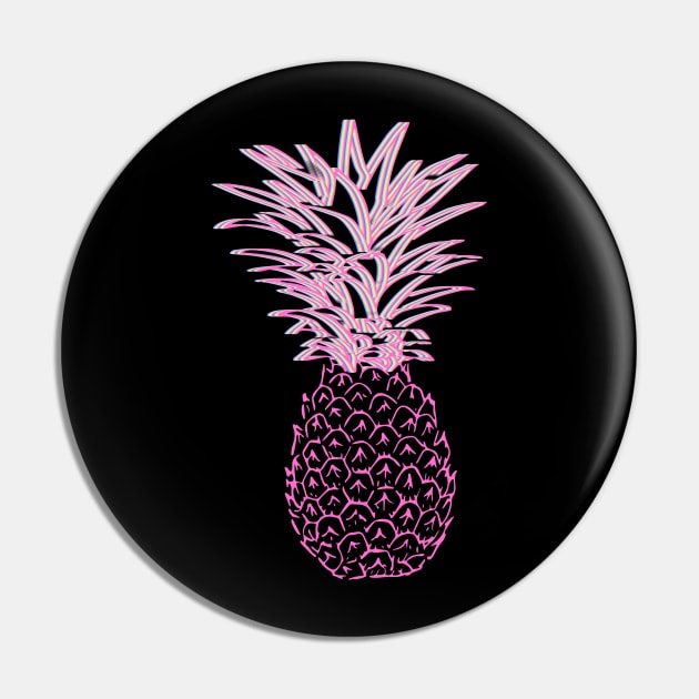 Pinky Pineapple Pin by snapoutofit