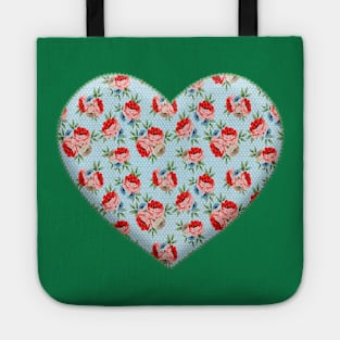 stitched heart Tote