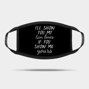 Tan Lines Masks Teepublic