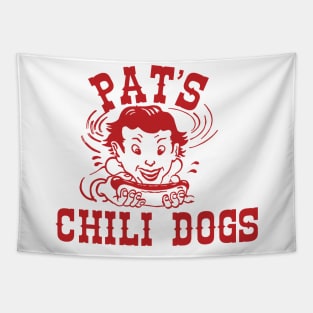 Pat's Chili Dogs Tapestry