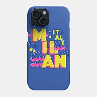 Retro 90s Milan, Italy Phone Case