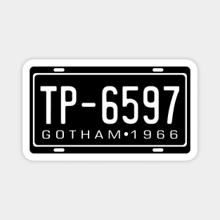 66 Bat Plate Magnet