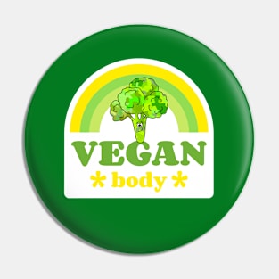 THE Power Of Vegan Funny Vegan Quote Pin