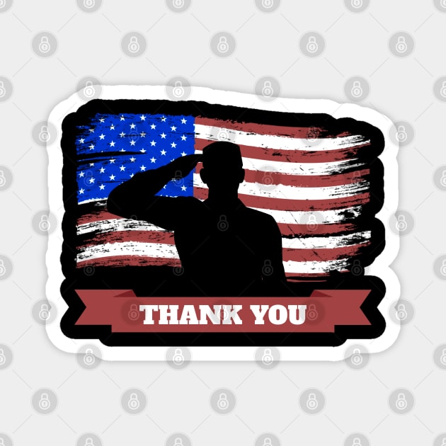 Memorial Day - Thank You Magnet by Can Photo