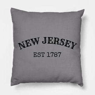 New Jersey Est 1787 Pillow