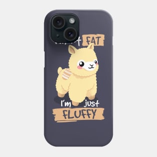 Fluffy alpaca Phone Case