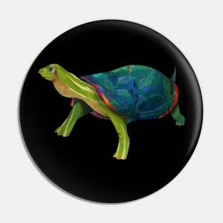 Red-Eared Slider Pin