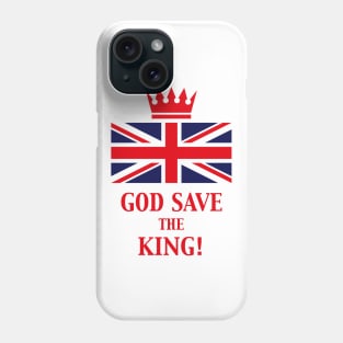 God Save The King! (England / Great Britain / Red) Phone Case
