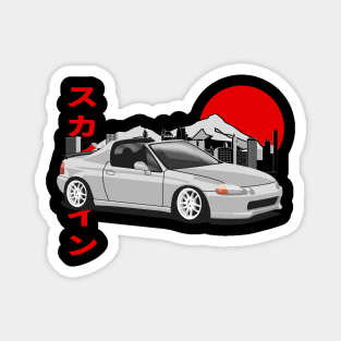 Honda Civic Del Sol JDM Style Magnet