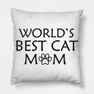 Cat Mom - World's best cat mom Pillow