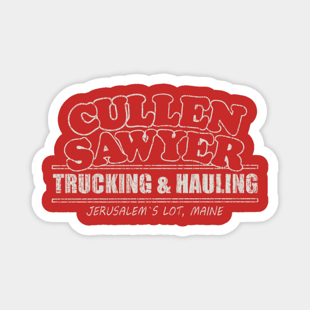 Cullen Sawyer Trucking & Hauling Magnet by vender