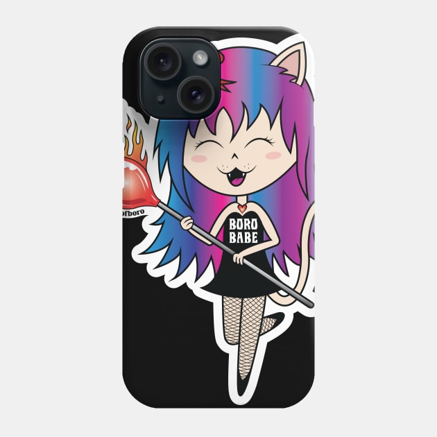 Boro Babe Cat Phone Case by Babes of Boro