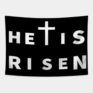 He Is Risen Cool Inspirational Christian Tapestry