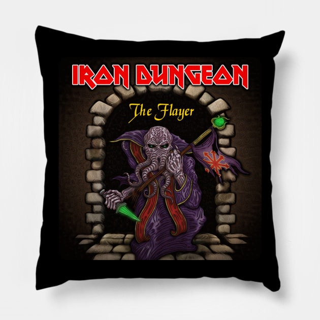 Iron Dungeon - Azhmodai 2018 Pillow by azhmodai