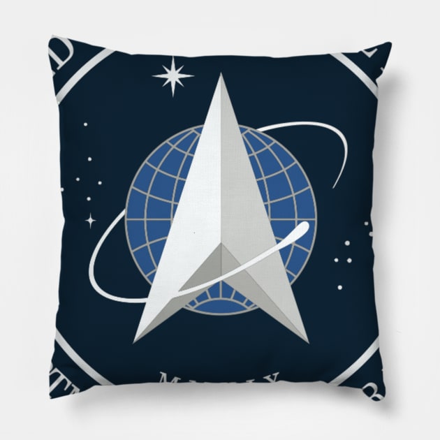 Space Force Official Logo Pillow by speedsam