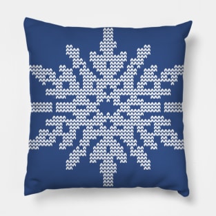 Snowflake Christmas Sweater Pillow