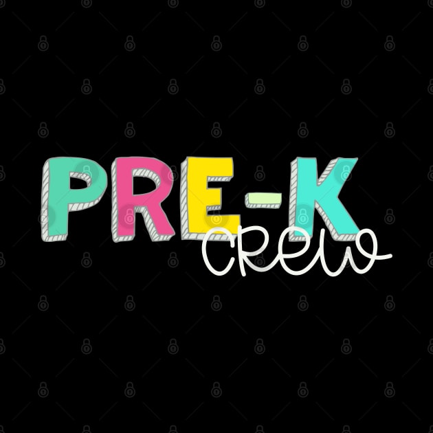 Prekindergarten crew staff by Debb Creations 