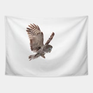 Incoming - Great Grey Owl Tapestry