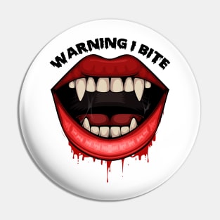 Vampires Halloween Pin