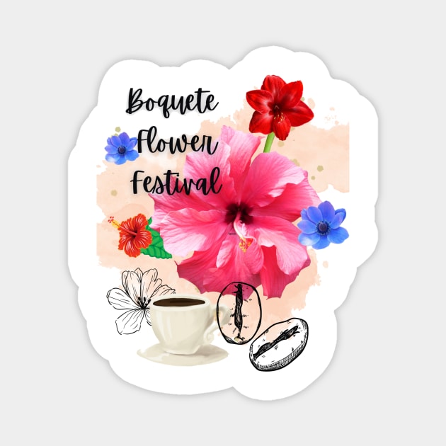 Boquete Panama Flower Festival Magnet by julyperson