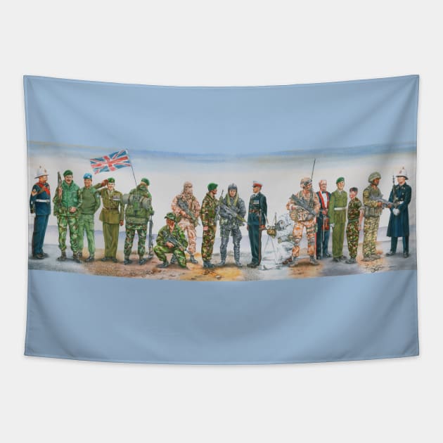 Royal Marines 1972-2014 Tapestry by WonderWebb