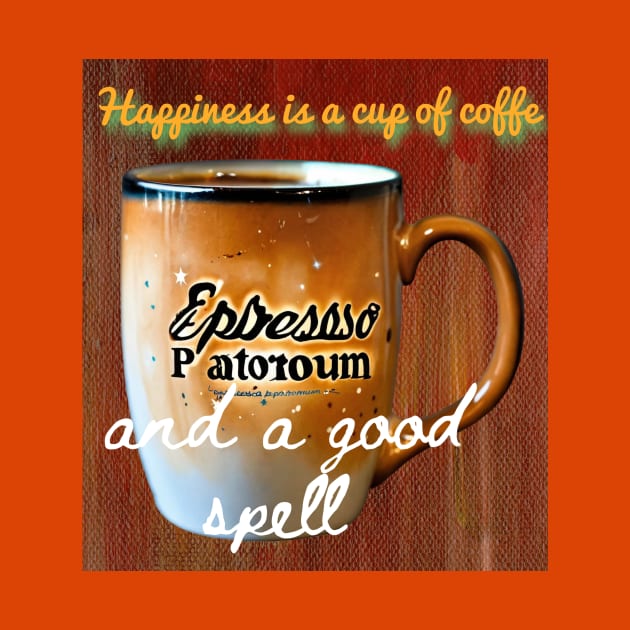 Happiness is a cup of coffee and a good spell. by Fificole