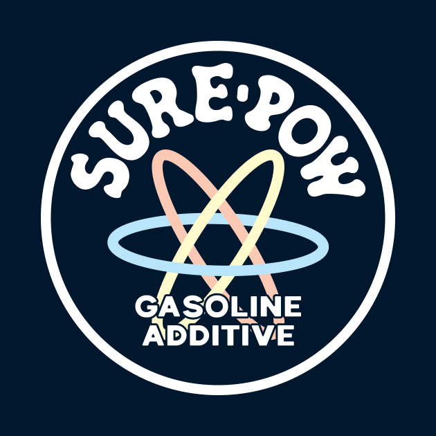 Sure-Pow Gasoline Additive (Original - Dark Blue) by jepegdesign