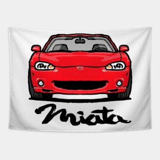 MX5 Miata NB Red Tapestry