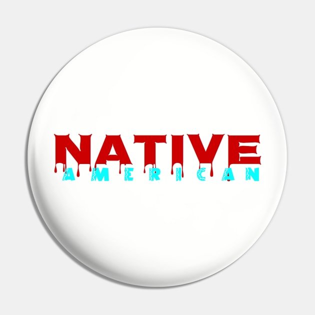 NATIVE american BLOOD Pin by GourangaStore