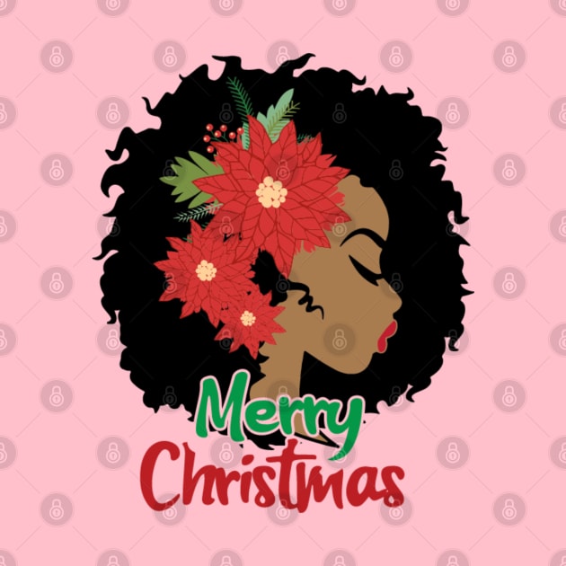 Merry Christmas, Black Woman by UrbanLifeApparel