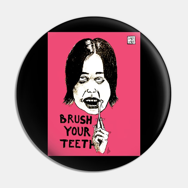 Brush your teeth Pin by Botchy-Botchy