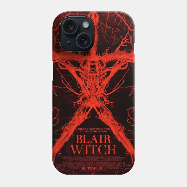 Blair Witch Project Movie Poster - Black Edition Phone Case by petersarkozi82@gmail.com