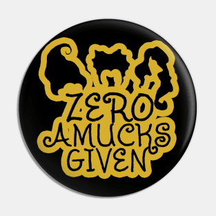 Zero Amucks Given, Sanderson Amuck, Hocus Pocus, Halloween gift Pin