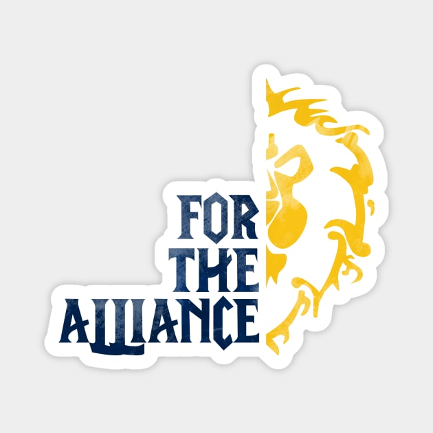 For The Alliance! Magnet by zxmasteras