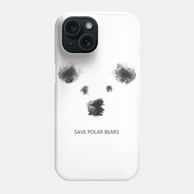 Save polar bears Phone Case by Alina Grigoreva