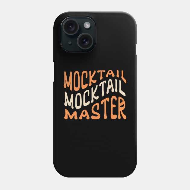 Mocktail Bar Bartender Recipes Mocktail Master Phone Case by A Floral Letter Capital letter A | Monogram, Sticker