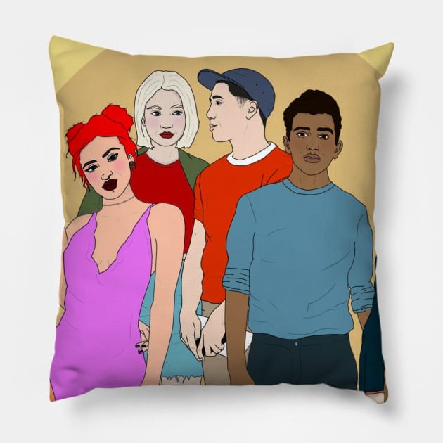LGBTQ+ Pillow by DorothyGoesGlamping