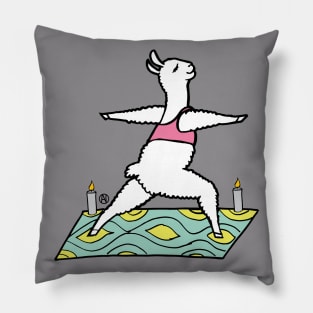 Llama Warrior Pillow