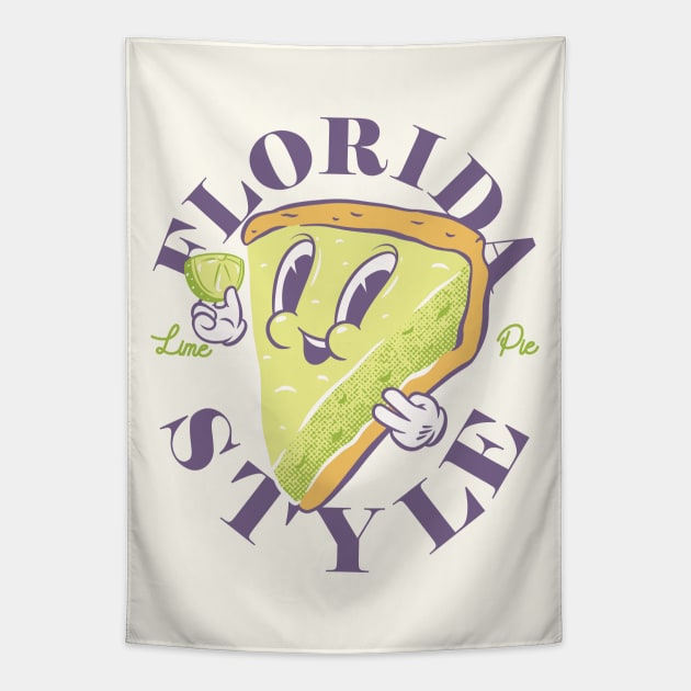 Florida Style | Key Lime Pie Tapestry by anycolordesigns